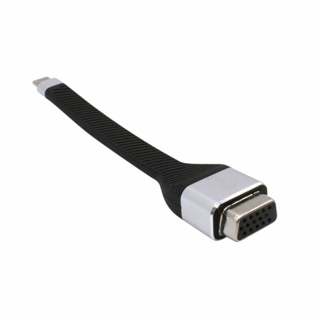 USB-C-zu-VGA-Adapter i-Tec C31FLATVGA60HZ FHD Flexibel Schwarz