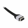 USB-C-zu-VGA-Adapter i-Tec C31FLATVGA60HZ FHD Flexibel Schwarz