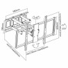 TV Halterung TooQ LP75100TN-B 60"-100" 60" 80 kg