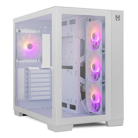 ATX Semi-Tower Gehäuse Nox NXHUMMERASTRAWH Weiß Ventilator x 4