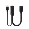 DisplayPort-Kabel zu HDMI NANOCABLE 10.16.0205 20 cm Schwarz 4K Ultra HD