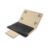 Tablet Tasche Talius CV-3005 Schwarz Grau Qwerty Spanisch