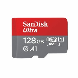 Mikro SD Speicherkarte mit Adapter SanDisk Ultra 128 GB