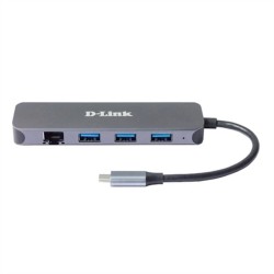 Hub USB D-Link DUB-2334 Grau (MPN S0235747)