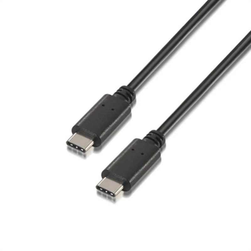 Daten-/Ladekabel mit USB Aisens A107-0058 3 m Schwarz