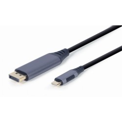 HDMI-zu-DVI-Adapter GEMBIRD CC-USB3C-DPF-01-6 Schwarz/Grau 1,8 m