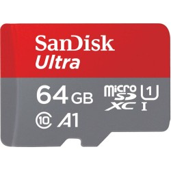 Mikro SD Speicherkarte mit Adapter Western Digital SDSQUAB-064G-GN6IA 64 GB