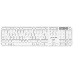 Bluetooth-Tastatur Phoenix K300 Weiß Qwerty Spanisch