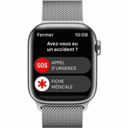 Smartwatch Apple Series 8 4G Silberfarben WatchOS 9