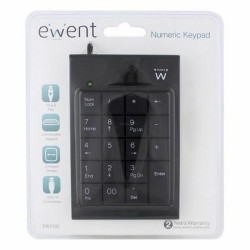 Numerische Tastatur Ewent EW3102 Schwarz