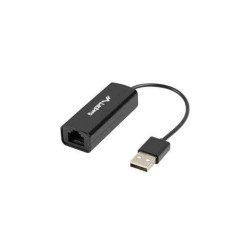 USB 2.0-zu-Red RJ45-Adapter Lanberg NC-0100-01 0,15 m