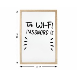 Weißes Brett The WIFI Password (MPN S1130787)