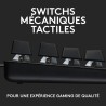 Bluetooth-Tastatur für Tablet Logitech G413 SE Französisch Schwarz AZERTY