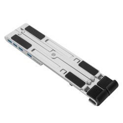 Hub USB Targus AWU100205GL Silberfarben Aluminium