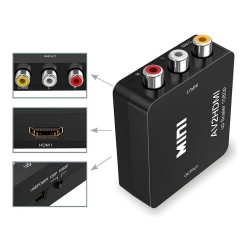 Signalverstärker HDMI 3 x RCA