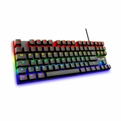 Gaming Tastatur The G-Lab Mercury AZERTY Französisch Schwarz