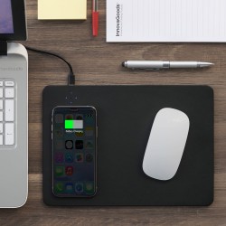 Mouse-Pad mit kabellosem Ladegerät 2 in 1 Padwer InnovaGoods