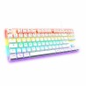 Gaming Tastatur The G-Lab Mercury AZERTY Weiß