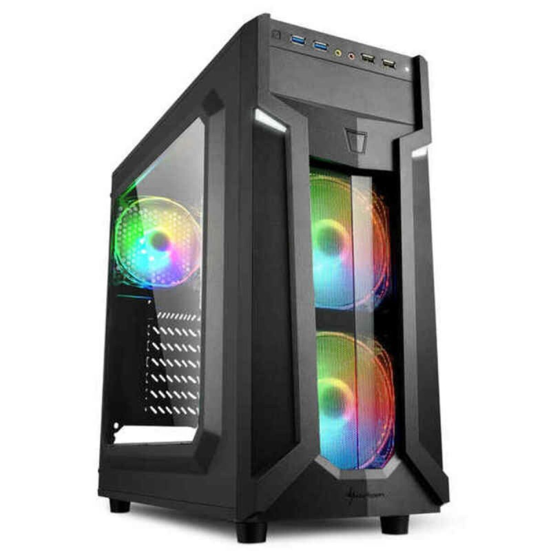 ATX Semi-Tower Gehäuse Sharkoon VG6-W RGB Schwarz