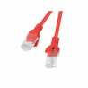 Kabel Ethernet LAN Lanberg PCU6 Rot 10 m