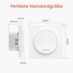 Drucktasten-Schalter Tenda SS9