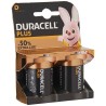 Alkali-Mangan-Batterie LR20 DURACELL Plus Power D