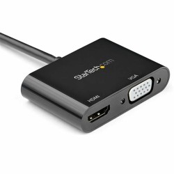 Adapter DisplayPort auf HDMI/VGA Startech DP2VGAHD20 4K Ultra HD Schwarz