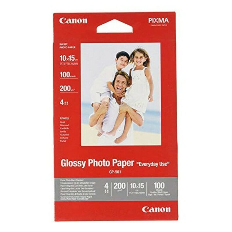 Glänzendes Photopapier Canon PG-40 10 x 15 cm (100 uds)