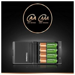 Ladegerät + Akkus DURACELL CEF27 2 x AA + 2 x AAA 1700 mAh 750 mAh (1 Stück)