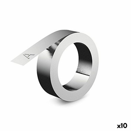 Laminiertes Klebeband zur Kennzeichnung von Maschinen Dymo 31000 Rhino™ 12 mm Aluminium (10 Stück)