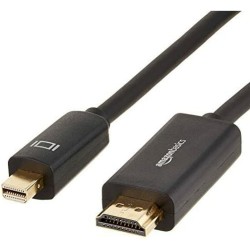 DisplayPort-Kabel zu HDMI Amazon Basics AZDPHD03 0,9 m Schwarz (Restauriert A)
