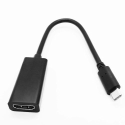 USB-C zu HDMI-Kabel Schwarz (Restauriert A+)