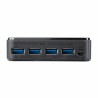 Hub USB Startech HBS304A24A Schwarz 5 Gbit/s