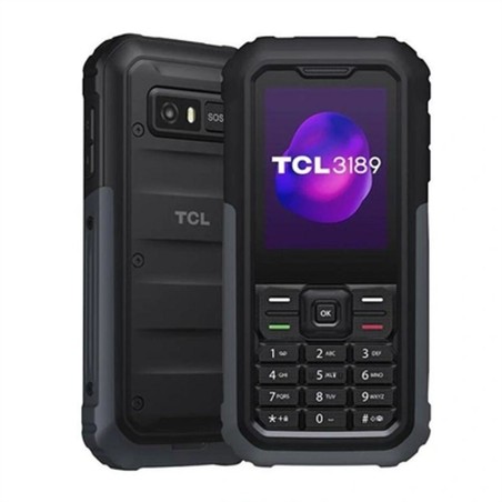Mobiltelefon TCL 3189 2,4" Grau Schwarz/Grau