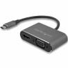 USB C-zu-VGA/HDMI-Adapter Startech CDP2HDVGA Schwarz