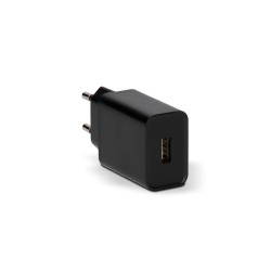 Wandladegerät + USB A zu USB-C-Kabel KSIX USB Schwarz