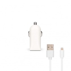 Auto-Ladegerät + Lightning-Kabel MFi Contact Apple-compatible 2.1A