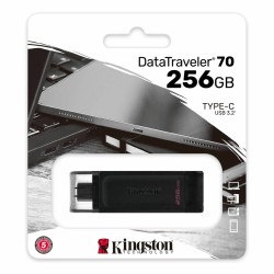 USB Pendrive Kingston DT70/256GB 256 GB Schwarz