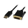 Adapter DisplayPort auf DVI Startech DP2DVIMM3BS Schwarz 90 cm