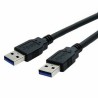 USB 3.0 A zu USB-A-Kabel NANOCABLE 10.01.1002-BK Schwarz 2 m (1 Stück)