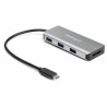 3-Port USB Hub Startech HB31C3ASDMB Silber