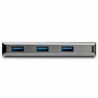 3-Port USB Hub Startech HB31C3ASDMB Silber