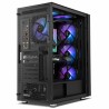 ATX Semi-Tower Gehäuse Nox Hummer Horus E-ATX Schwarz