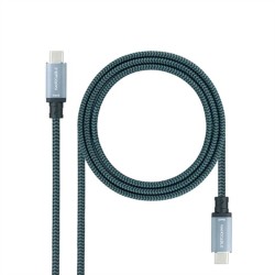 Kabel USB C NANOCABLE 10.01.4101-COMB grün 1 m