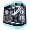 ATX Semi-Tower Gehäuse Mars Gaming MC-3T Blau Schwarz