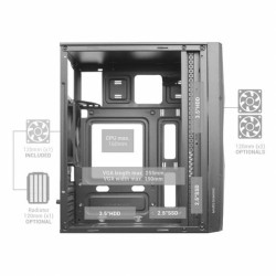 ATX Semi-Tower Gehäuse Mars Gaming MC-1500 Schwarz