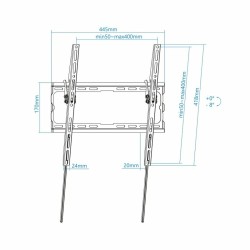 TV Halterung TooQ LP1071T-B