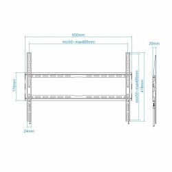 TV Halterung TooQ LP1080F-B