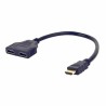 HDMI-Adapter zu HDMI-Doppelstecker GEMBIRD DSP-2PH4-04 Schwarz