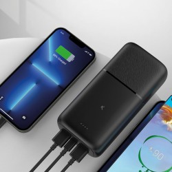 Powerbank KSIX Schwarz 30000 mAh